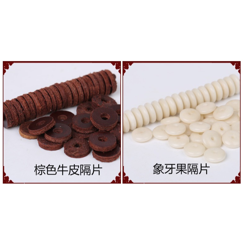 蜜蠟椰殼隔片橄欖核瑪瑙象牙果合金隔珠文玩手串金剛星月菩提配飾-細節圖10