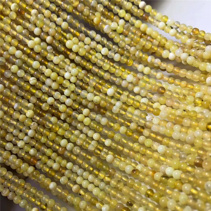 天然黃澳寶鉆石面刻面切面盤珠扁珠半成品diy長鏈手工串珠-細節圖4