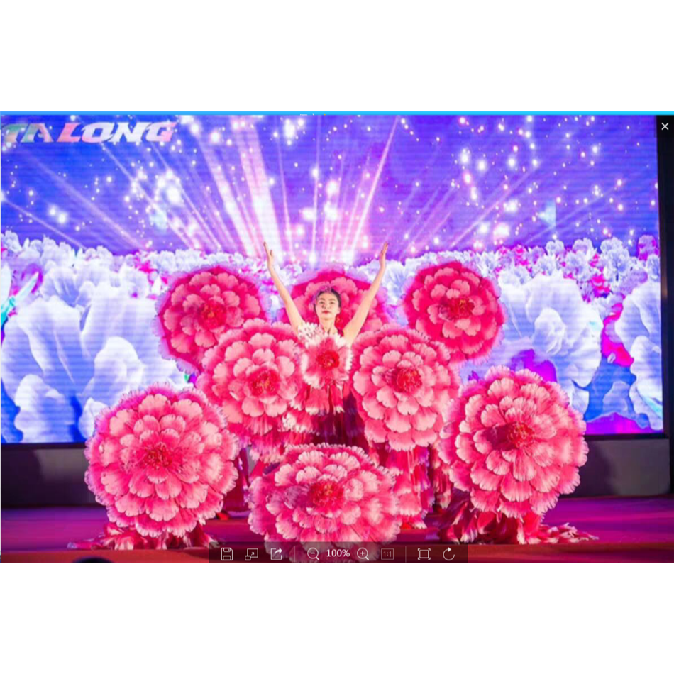 兒童牡丹花傘舞蹈舞臺演出道具盛世花開大型晚會運動會開幕式道具-細節圖6