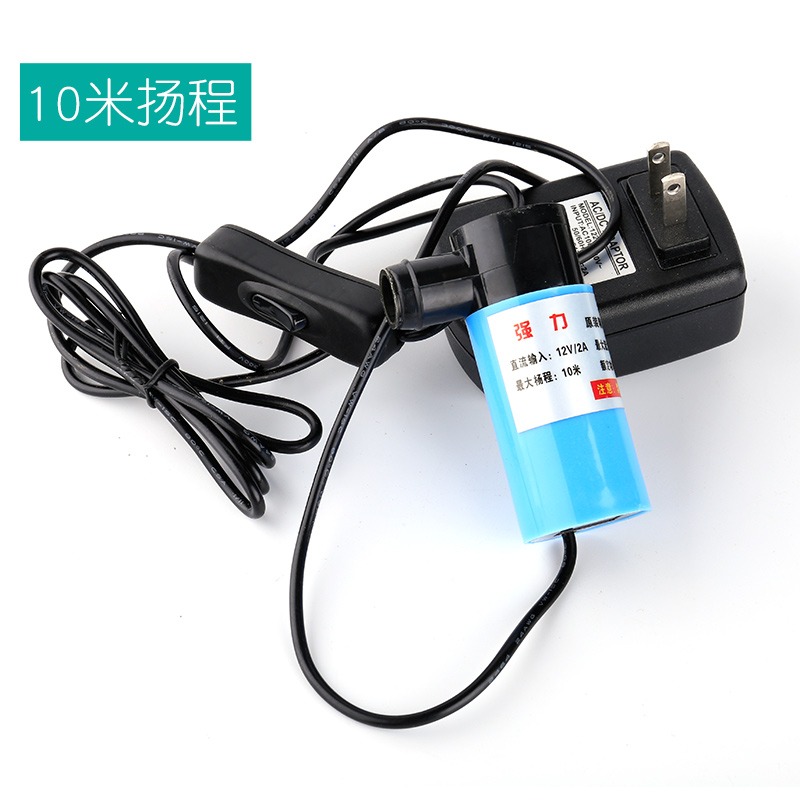 水鉆切割12吸泵潛水打孔微型抽水機抽水水泵磨機角磨v供水12v小水-細節圖3