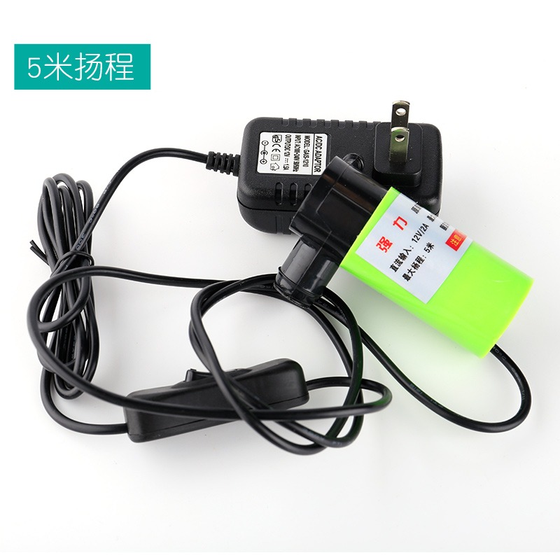 水鉆切割12吸泵潛水打孔微型抽水機抽水水泵磨機角磨v供水12v小水-細節圖4