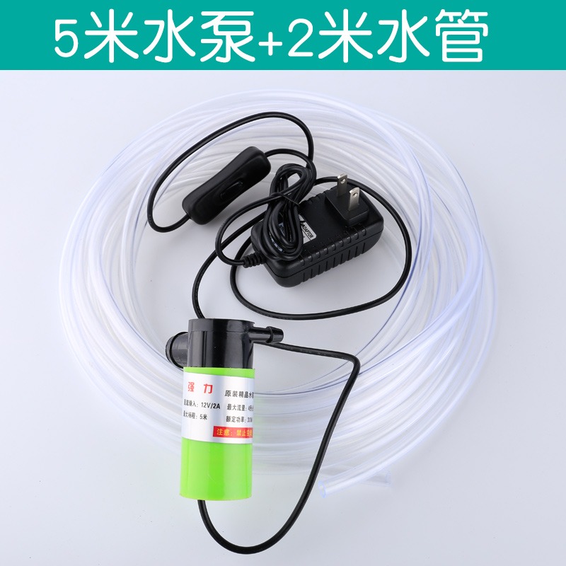 水鉆切割12吸泵潛水打孔微型抽水機抽水水泵磨機角磨v供水12v小水-細節圖7