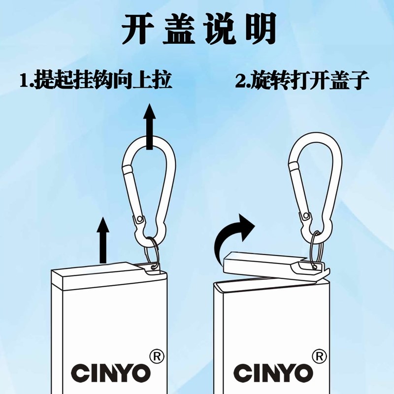 便攜式煙灰缸隨身移動帶蓋口袋迷你盒日本環保戶外旅遊刻字訂制-細節圖10