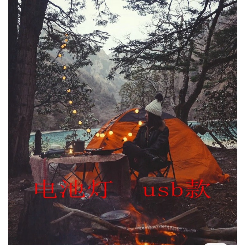 LED5cm大圓球彩燈閃燈usb電池燈滿天星聖誕影樓婚慶節日裝飾串燈-細節圖4