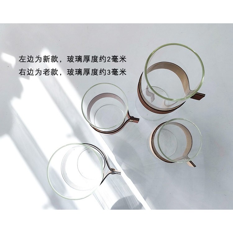 ins玻璃花瓶插花乾花瓶水果收納小瓶皮革玻璃杯玻璃罐水培耐熱杯-細節圖6