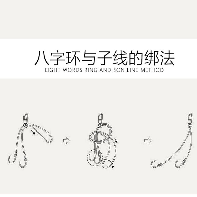 釣魚美式8字環連接器八字環連接環轉環漁具用品線組小配件釣漁具-細節圖4