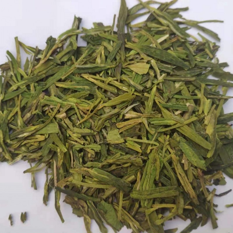 年杭州西湖區龍井村獅峯山羣體種雨前二級青葉100g牛皮紙-細節圖3