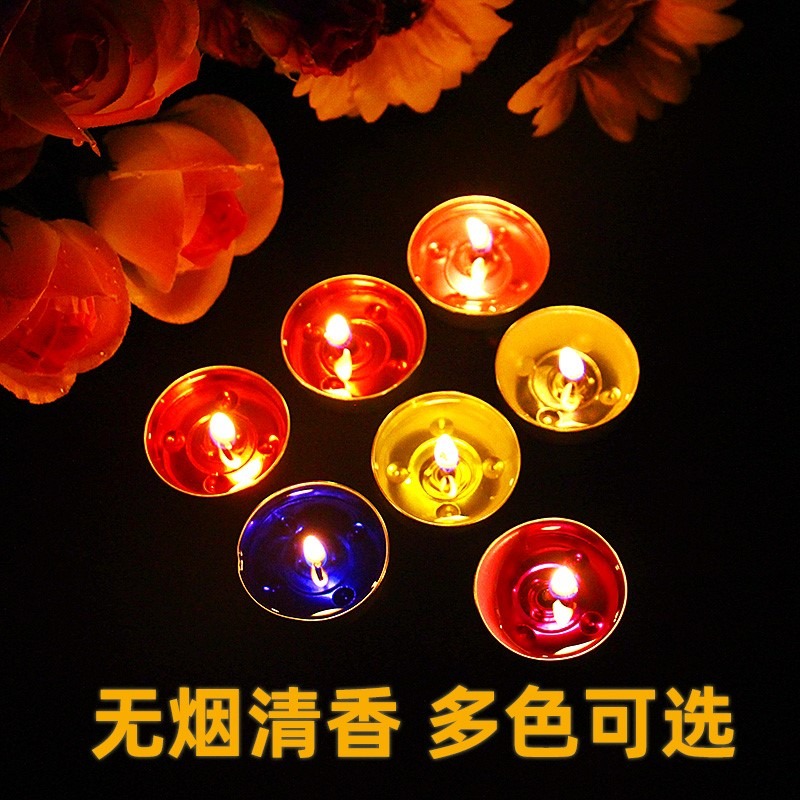 蠟燭浪漫求婚生日表白香薰圓形家用停電加熱煮茶爐保溫壺無煙茶蠟-細節圖2