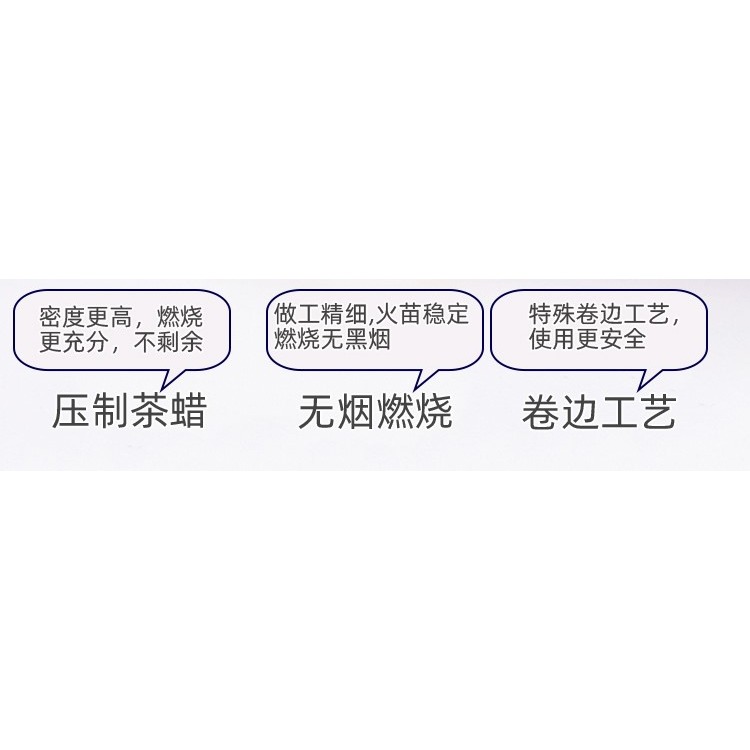蠟燭浪漫求婚生日表白香薰圓形家用停電加熱煮茶爐保溫壺無煙茶蠟-細節圖8