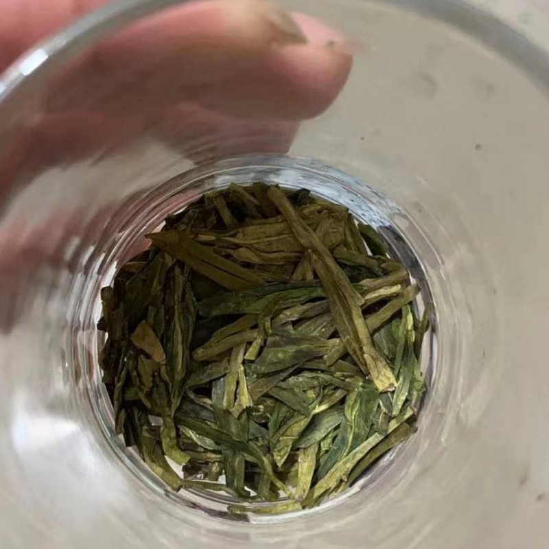 年杭州西湖區產地龍井村雨前二級茶250g半斤牛皮紙茶農直銷-細節圖3