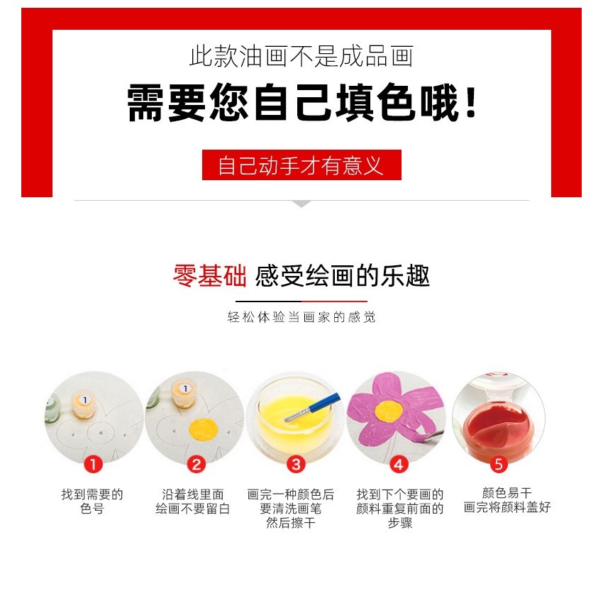 數字油畫diy油彩畫城市街景建築風景玄關裝飾畫解悶手工填充塗色-細節圖6
