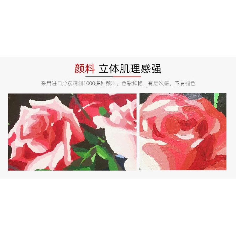 數字油畫diy油彩畫城市街景建築風景玄關裝飾畫解悶手工填充塗色-細節圖9