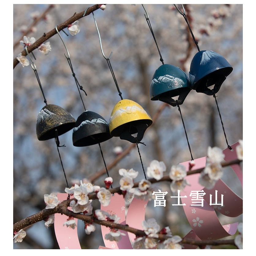 日式鑄鐵風鈴民宿金屬復古和風景區陽臺戶外庭院寺廟祈福掛飾鈴鐺-細節圖9