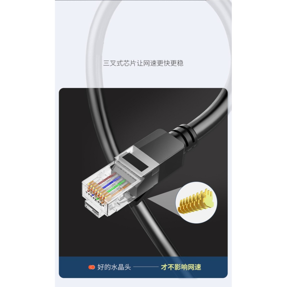 專用網線 超五類銅包鋁8芯線 電腦網絡線5米10米15米20米30米監控-細節圖10