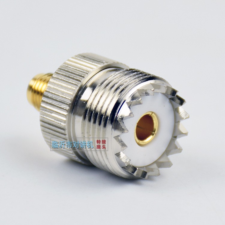 對講機轉接頭 M母轉SMA-K 手臺帶孔3107頭 同軸電纜無線電配件-細節圖3