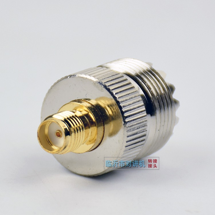 對講機轉接頭 M母轉SMA-K 手臺帶孔3107頭 同軸電纜無線電配件-細節圖4