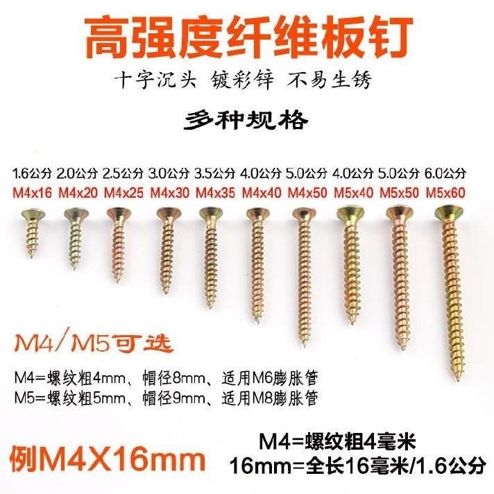 實木641865m加長自攻cm圓頭2.5自攻螺絲釘1.5幹壁釘螺絲釘墻板釘7-細節圖4