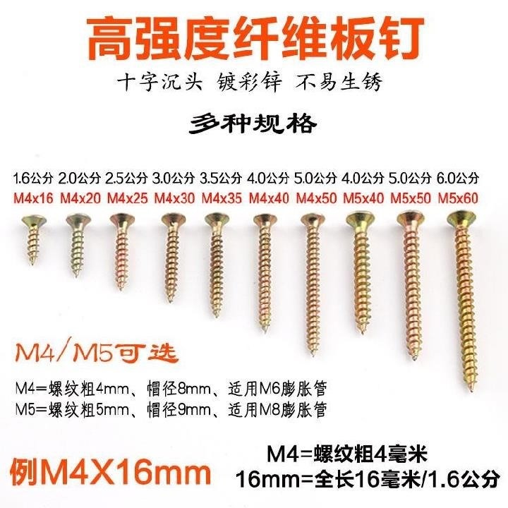 實木641865m加長自攻cm圓頭2.5自攻螺絲釘1.5幹壁釘螺絲釘墻板釘7-細節圖7