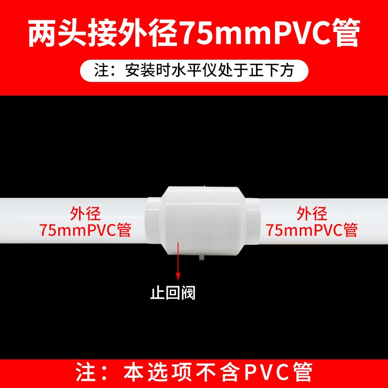 止逆衛生味止管110pvc衛生間逆閥止回閥110風管換氣扇管道新風專-細節圖8