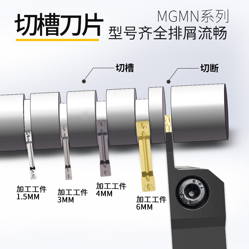 mgmn300-m端面300車牀數控槽刀m刀粒割刀粒切mgmn300-m切槽刀刀槽-細節圖2