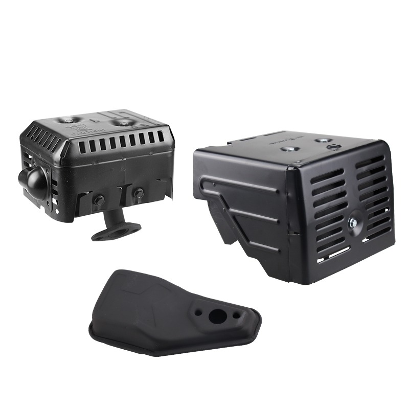 汽油機水泵配件動力152F168/170F173F188/190F消音器消聲器總成-細節圖5
