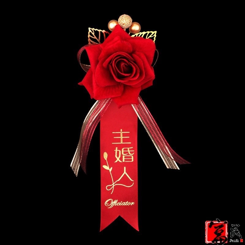 喜慶婚禮結婚新郎新娘婚禮創意閨蜜團韓式仿真玫瑰花胸花-細節圖7