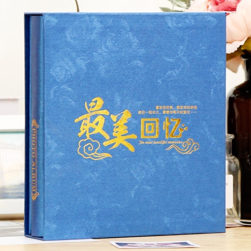 相冊影集5寸6寸7寸8寸過塑可放相冊本紀念冊插頁式家庭容量200張-細節圖6