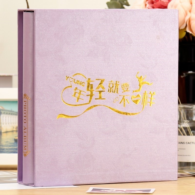 相冊影集5寸6寸7寸8寸過塑可放相冊本紀念冊插頁式家庭容量200張-細節圖7