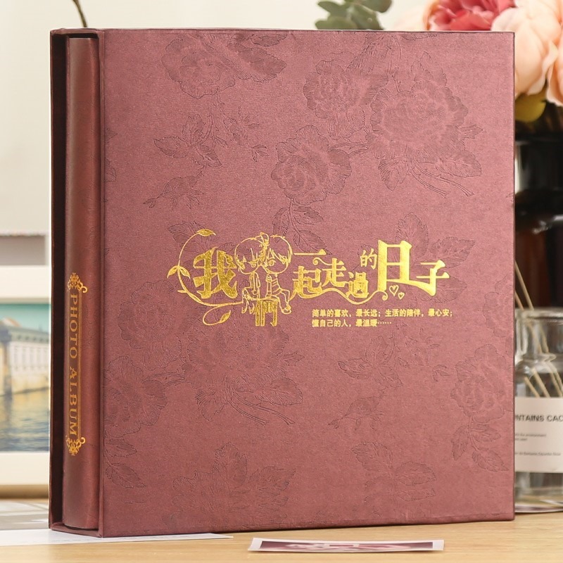 相冊影集5寸6寸7寸8寸過塑可放相冊本紀念冊插頁式家庭容量200張-細節圖9