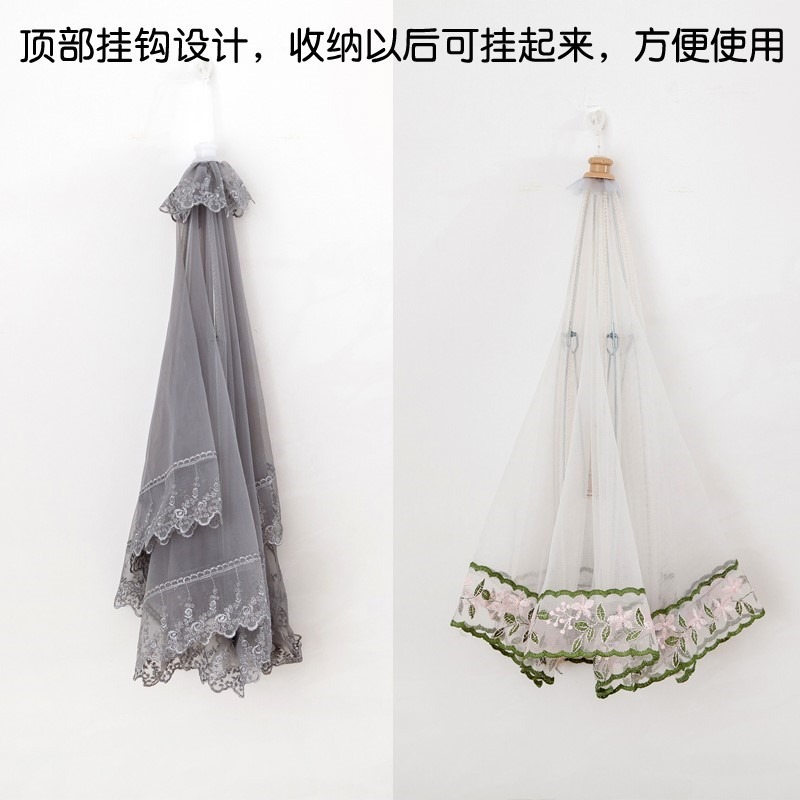 透氣食品罩紗網折疊桌防蚊蠅便攜式家庭居家展示架餐桌遮菜罩圓形-細節圖3