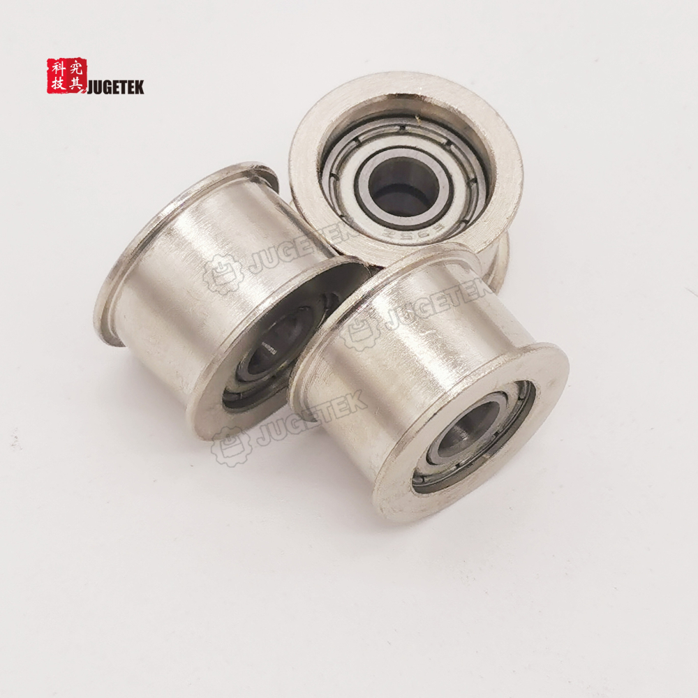 究其科技 惰輪 不銹鋼 9mm同步帶適用 外徑18mm 內徑5mm 航模配件-細節圖4