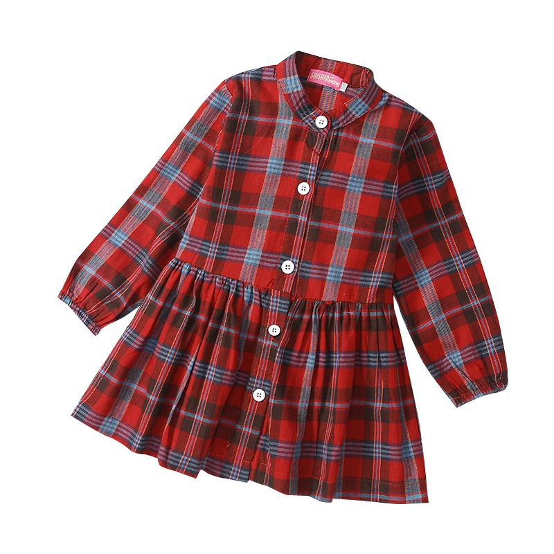 Toyye佛山市其他格子連衣裙新款秋洋氣韓版中大童女孩學院風長袖-細節圖5