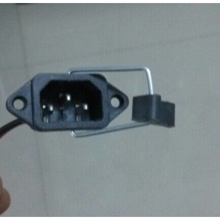 電動車充電口帶蓋安全插口品字插頭充電插座通用充電孔配件包郵-細節圖4