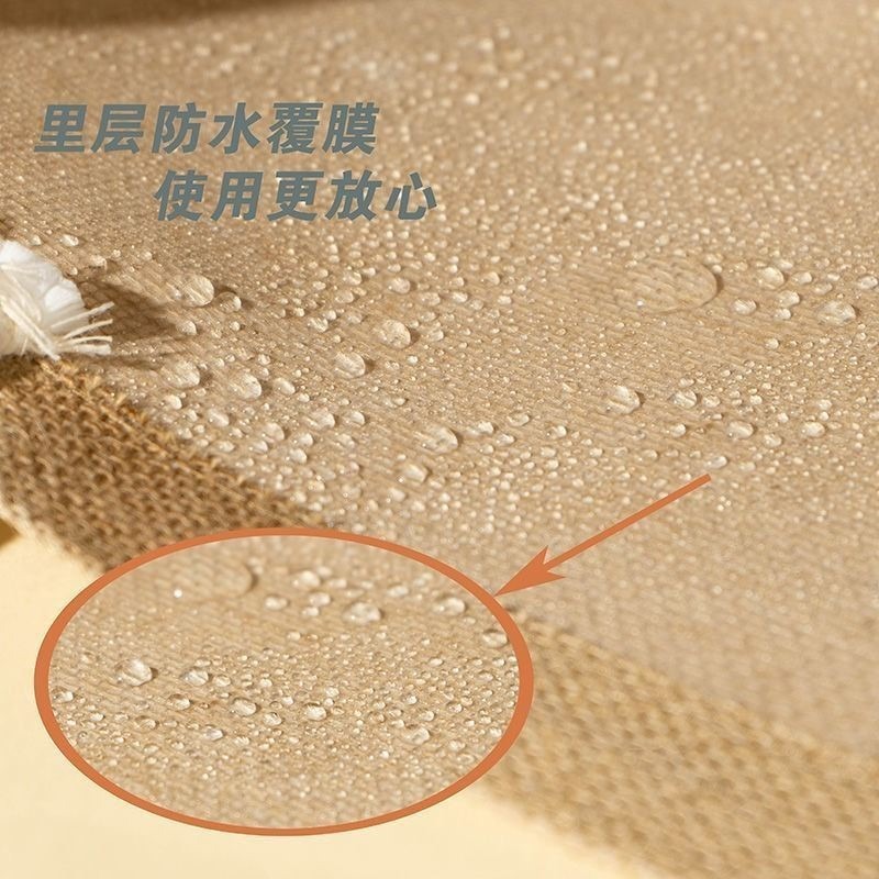 麻袋手提袋大容量環保袋ins風卡通簡約2021時尚新款麻布袋子通勤-細節圖2