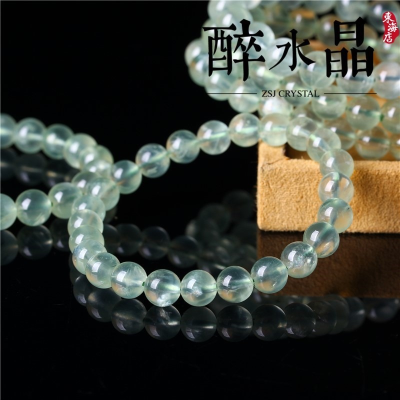 天然葡萄石手鏈女單圈 天然水晶飾品送女朋友生日禮物特價包郵-細節圖3