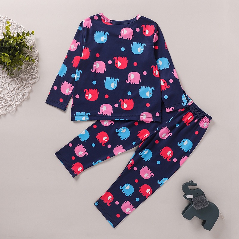 春秋禮盒裝滌綸中小童男童女童家居服外出服套裝跨境瘋狂促銷-細節圖2