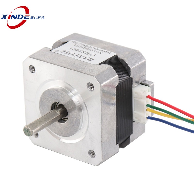 現貨42步進電機扭矩28Ncm高34mm12V 3D打印配件低噪音馬達NEMA17-細節圖3