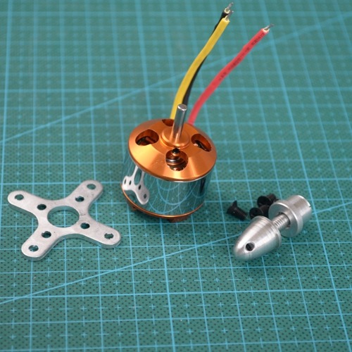 航模配件 無刷馬達電機 A2212 1000KV/2200KV固定翼 四軸-細節圖2
