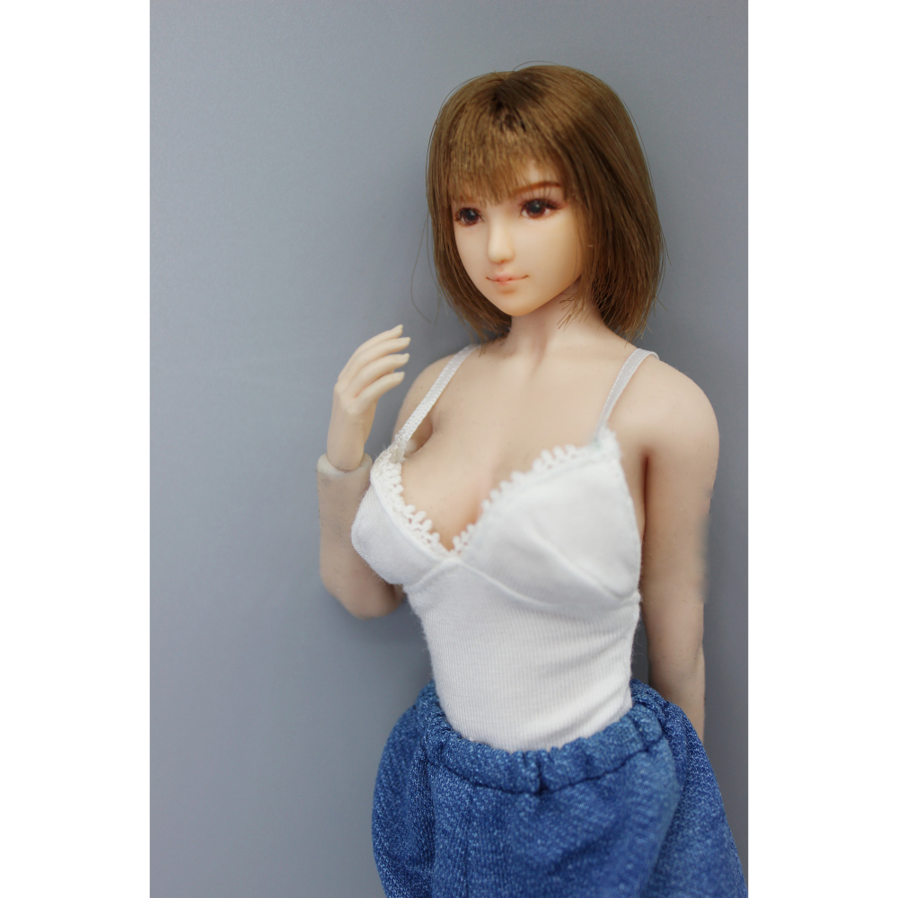 現貨 1:6phicen 女兵人模型配件 蕾絲吊帶衫套裝 G7-細節圖4