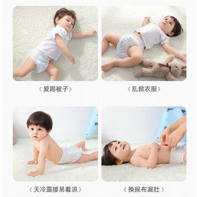 寶寶護肚臍圍春夏季薄款純棉四季保暖新生兒肚圍腹圍肚兜嬰兒裹肚-細節圖5