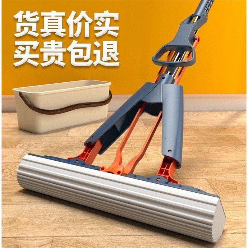 膠棉拖把免手洗懶人家用拖把吸水海綿拖布擠水拖地拖把神器一拖凈-細節圖2