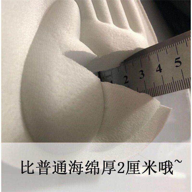 連體一片式胸墊插片手託胸墊海綿墊薄款聚攏裹胸運動內衣超薄中厚-細節圖4