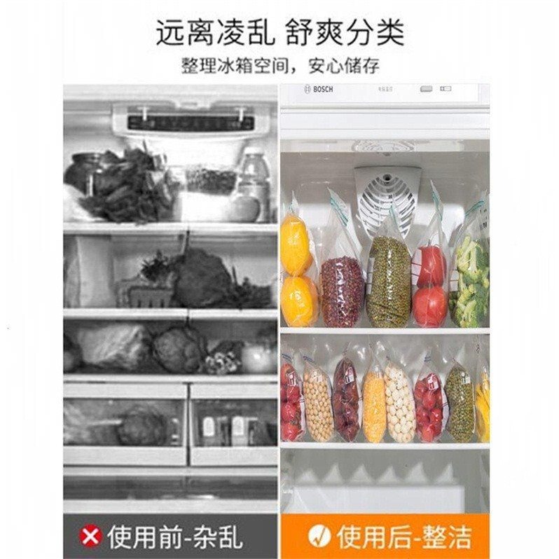 【可反復使用的保鮮袋】家用食品級密封袋包裝袋食品袋自封袋加厚-細節圖4