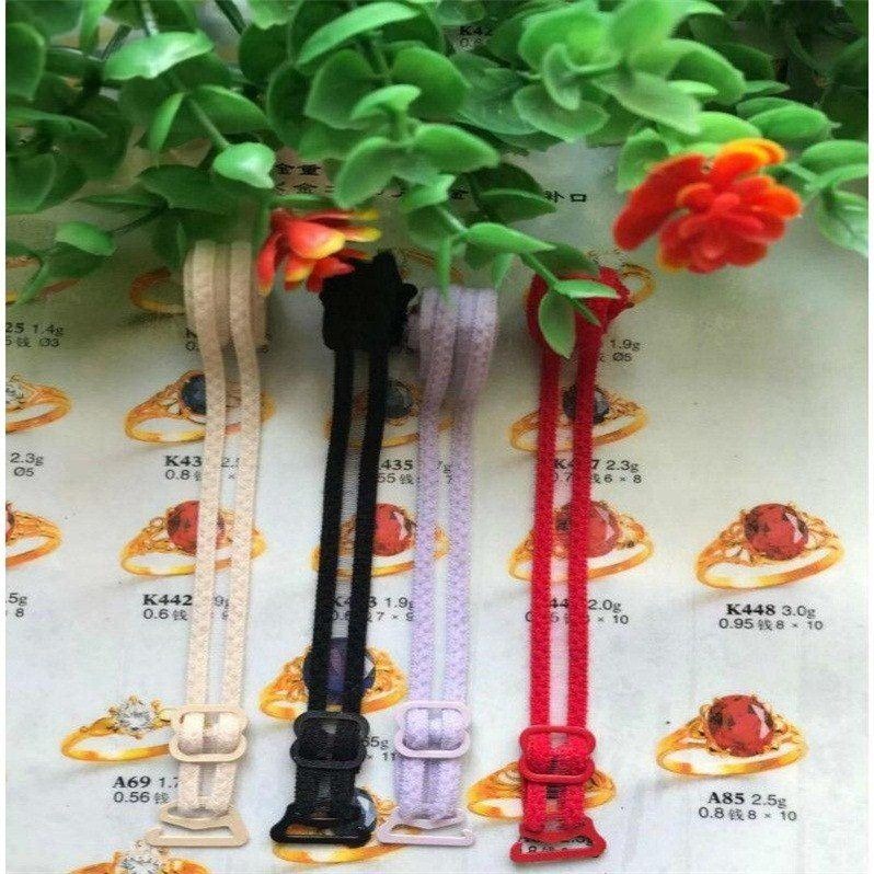 2對新款蕾絲肩帶性感鏤空雙肩帶背後交叉掛脖花彈力肩帶-細節圖5