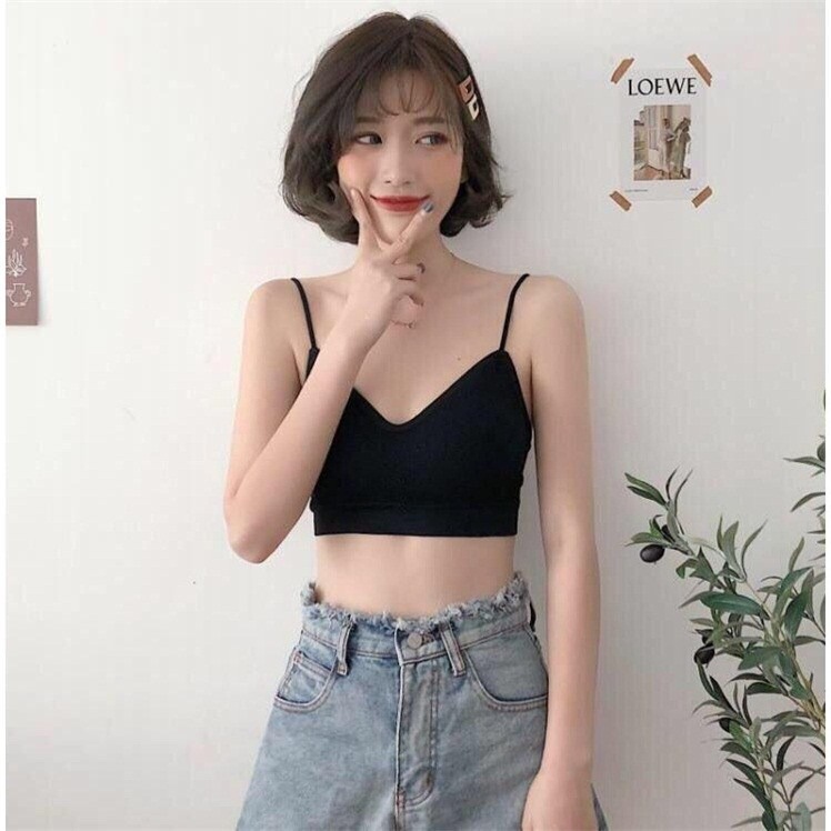 1/2件裝美背內衣女學生韓版吊帶背心女抹胸式裹胸文胸無鋼圈外穿-細節圖5
