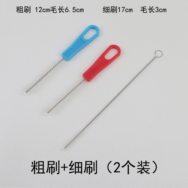 洗藕神器洗藕刷裱花嘴刷清洗奶瓶水杯吸管刷蓮藕孔不銹鋼清潔毛刷-細節圖5