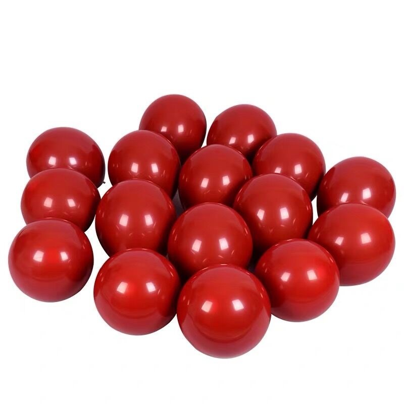 【100只加厚款】石榴紅氣球寶石紅氣球婚房佈置氣球大紅喜慶節慶-細節圖5