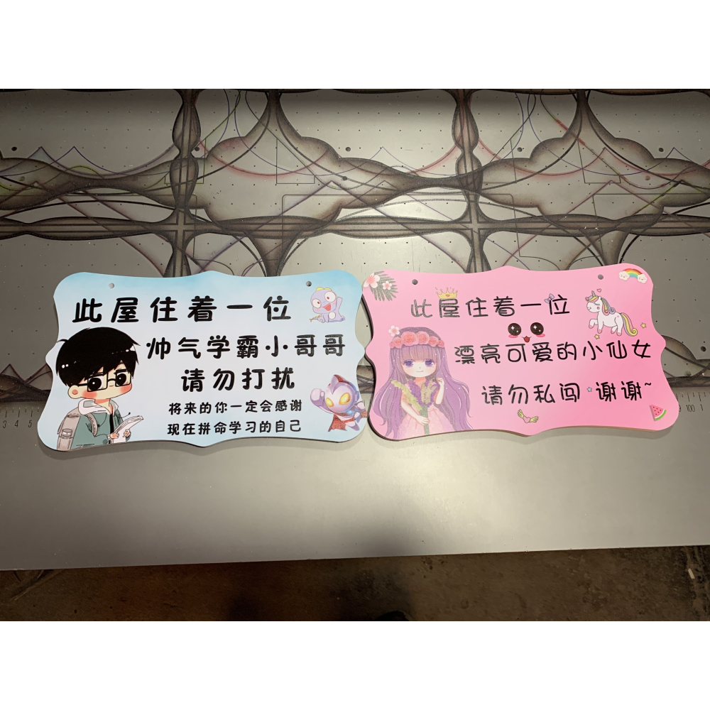 兒童房門掛牌小公主可愛創意男孩臥室小裝飾仙女屋少女心帥哥房間-細節圖8