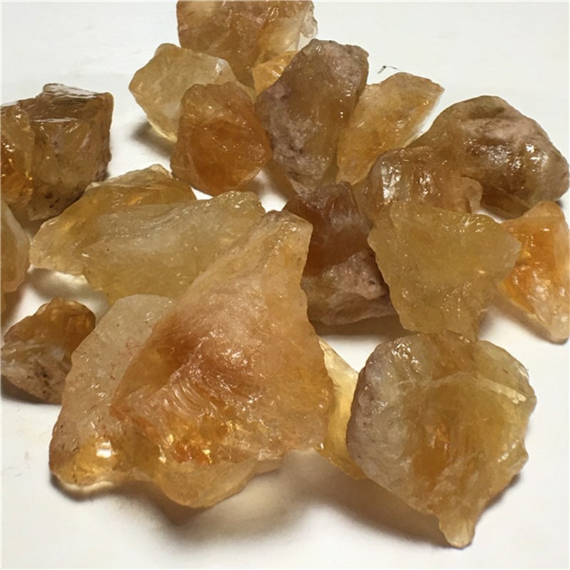 天然巴西黃水晶大塊雕刻料原石黃水晶原石原礦辦公擺件家居裝飾品-細節圖5