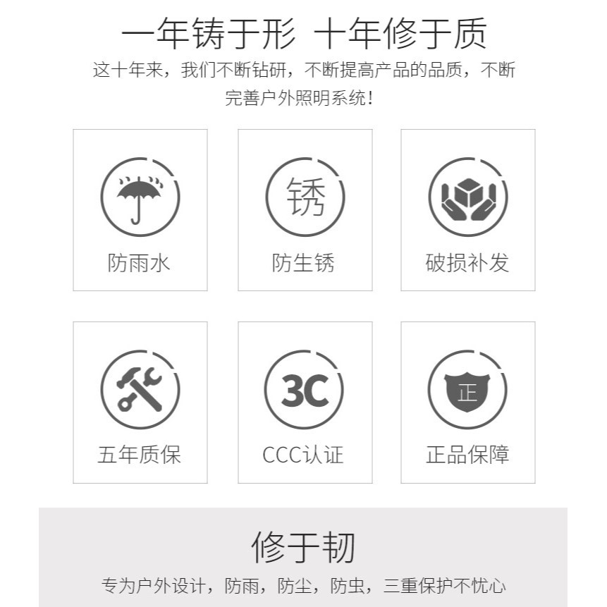 戶外草坪燈室外別墅花園走廊過道草地燈簡約創意小區景觀庭院路燈-細節圖8